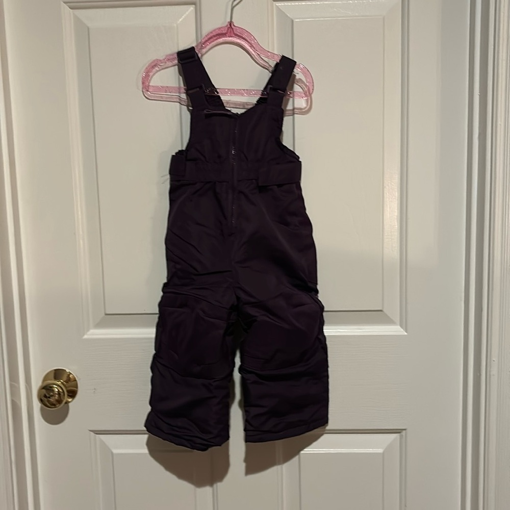 Lined Cherokee Girls Snow-bibs Purple 12 Months
